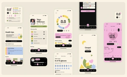 Intelly - Healthcare App UI & Branding :: Behance