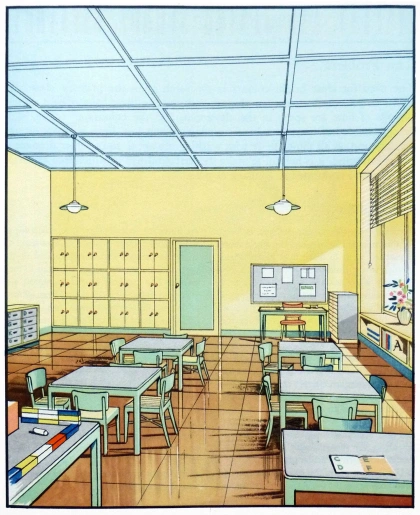 The Function of Colour in Schools & Hospitals, 1930. – Present & Correct