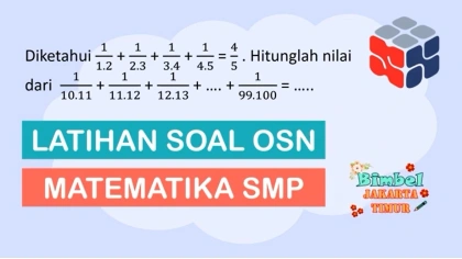 Latihan soal OSN Matematika SMP, Pecahan