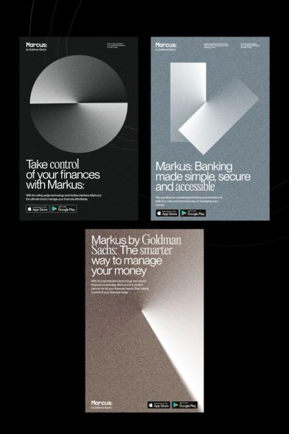 Poster Gradient Noise Design Mockup