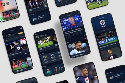 PSG App UX UI Sports App Design