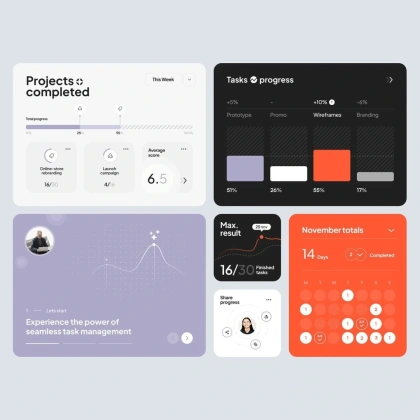 An Instagram  post added by nickpolw on Dec 23, 2023. The author is @awsmd_com. May present: multimedia, dribbble, web design, font, communication device.