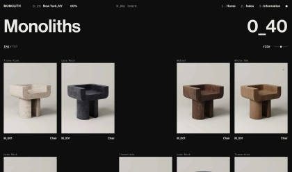 Index | Monolith / Collectible Furniture and Objects