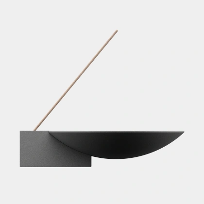 Block Incense Holder - Carbon