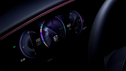 Black Badge Spectre rainbow instrument cluster