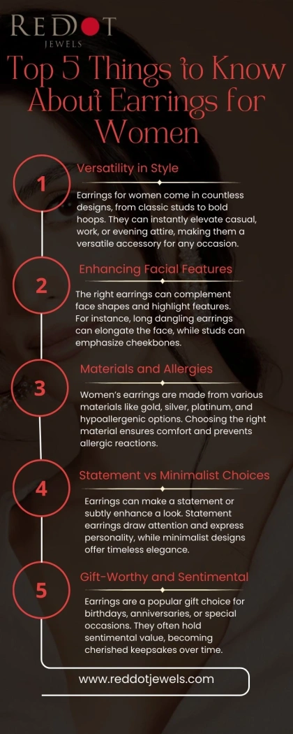 Top 5 Things to Know About Earrings for Women