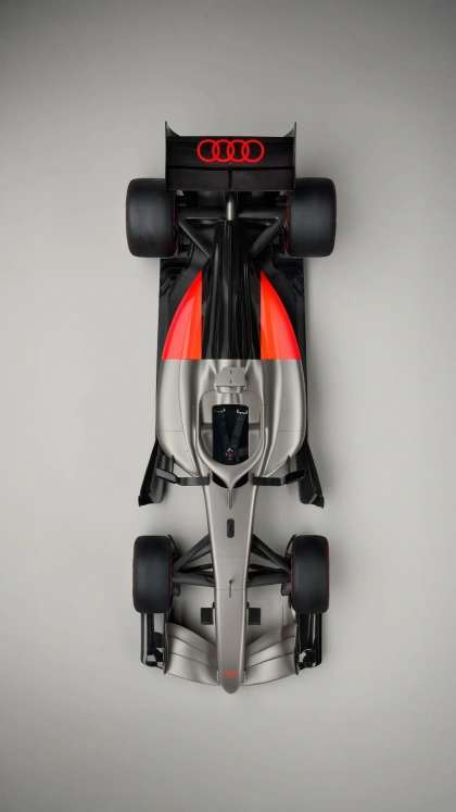 The Audi R26 Concept, designed for racing – guided by clarity and purpose. 

#Audi #AudiF1
——
The vehicle shown is the Audi R26 Concept car.