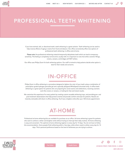Professional Teeth Whitening Park Ridge 